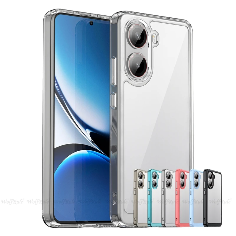 For Poco X7 Pro Case Cover Xiaomi Poco X7 Pro Capa Shockproof Bumper Back Hard Clear Transparent Colour Fundas Poco Poco X7 Pro