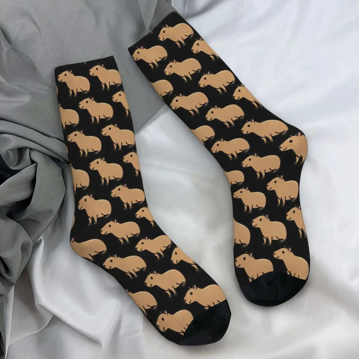 Capybara Socks Autumn Stockings Leisure Men Warm Soft Socks Design Running Anti-Slip Socks