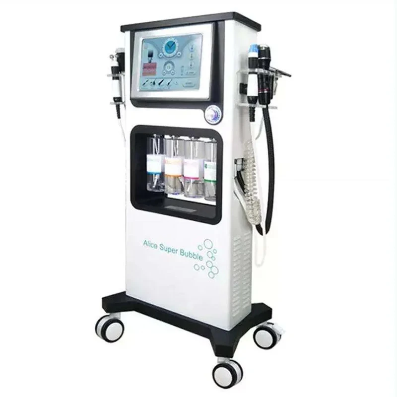 

Professional 7 In 1 Alice Bubble Deep Cleaning Diamond Peeling Dermabrasion Skin Care Oxygen Jet Beauty Spa Machine