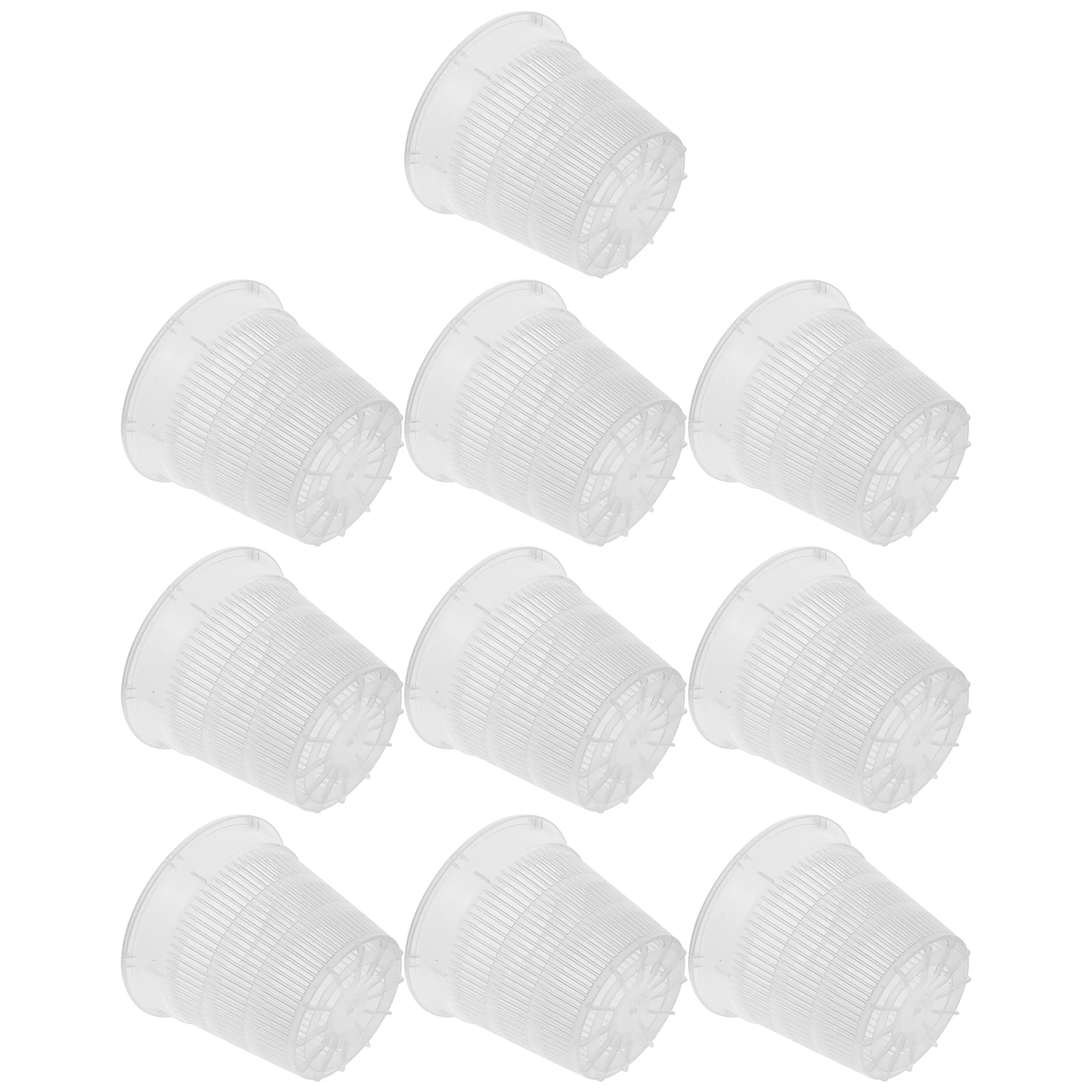 

10 Pcs Root Control Pot Thickened Breathable chid Planting Basket Flower Pot Plastic Bonsai