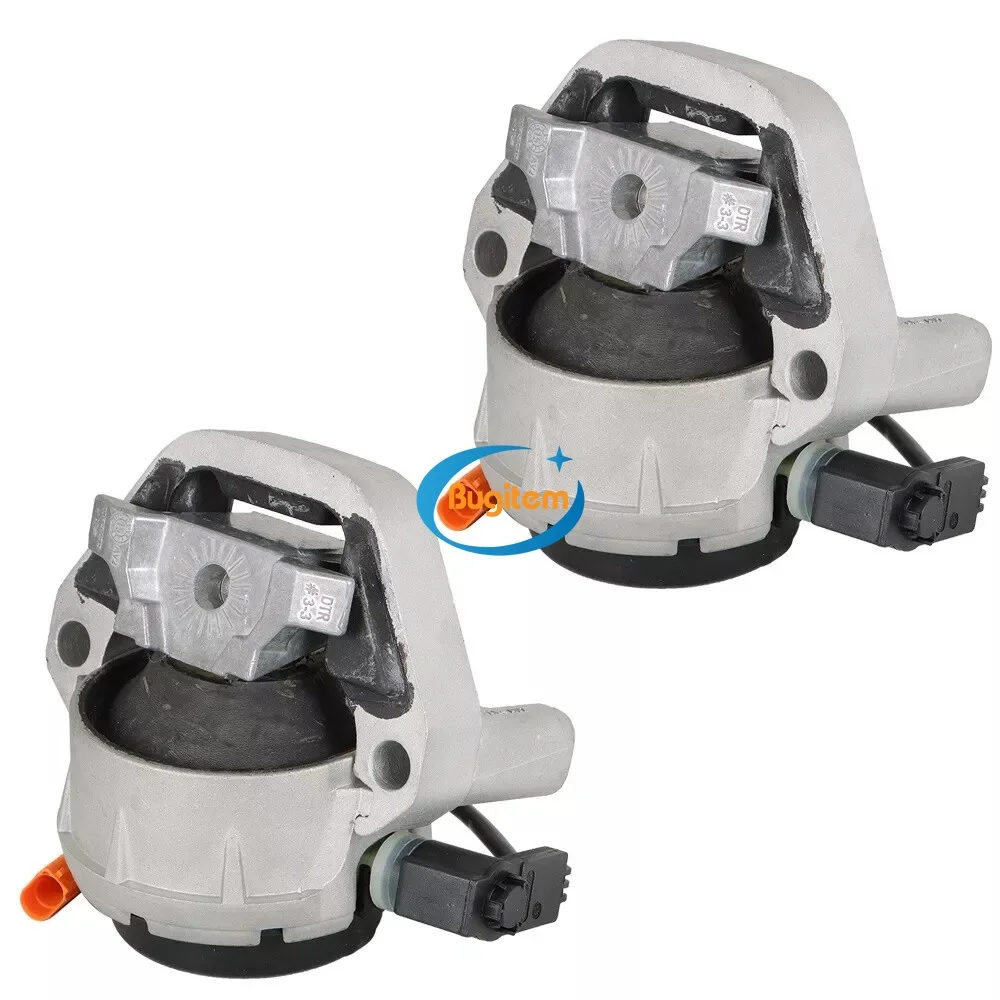 左右のエンジン取り付けブラケット,4g0199381nt,audi a6 a7 quattro 3.0l v6 a/t 2012-2018 4g0199381le 4g0199381le,2個