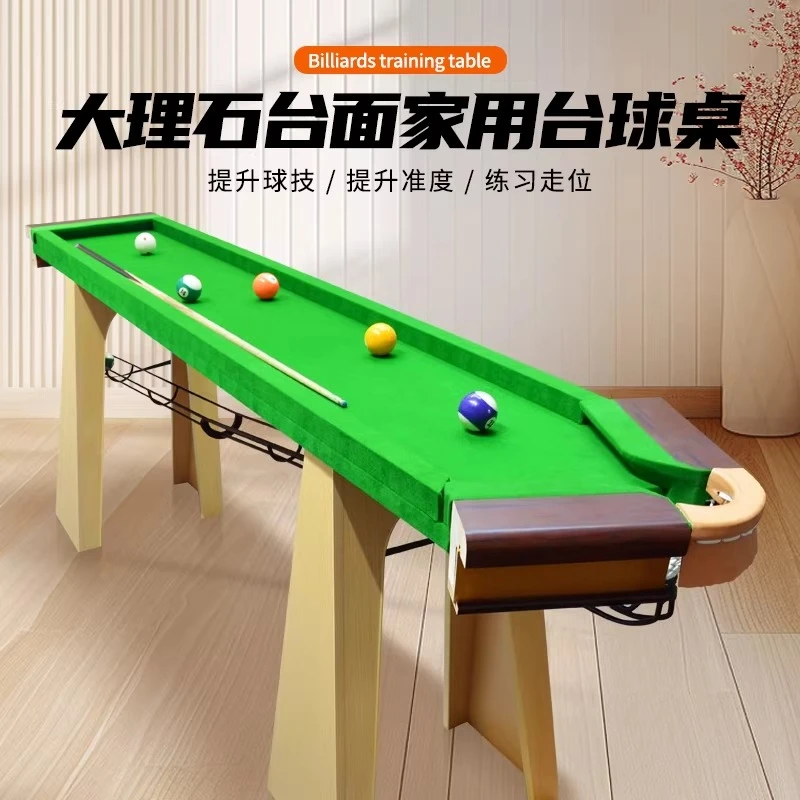 Training pool table marble countertop home snooker practice table