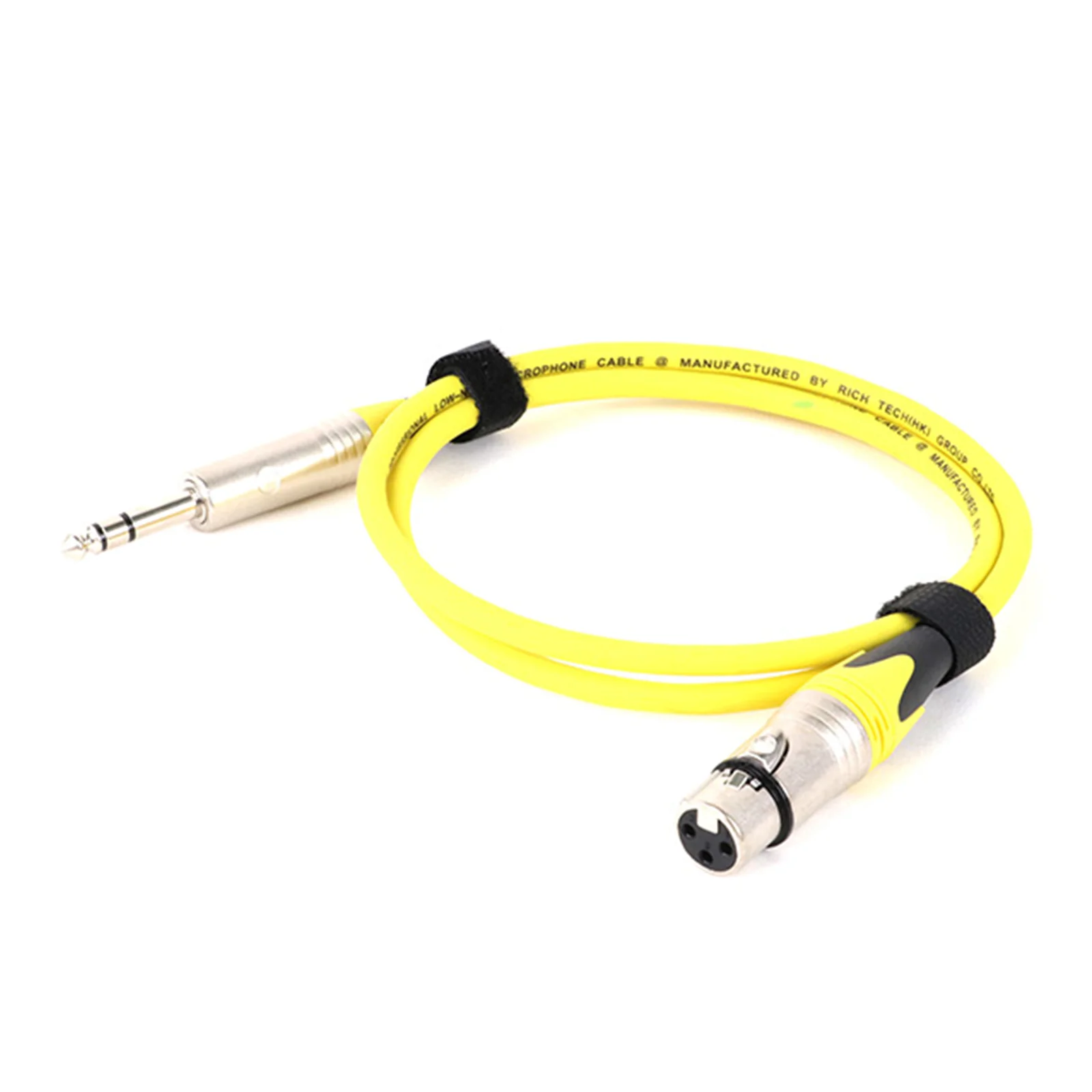 XLR żeński do 6.35MM 6.5MM TRS zbalansowany kabel Audio XLR armata Stereo Karon mikrofon konsola miksująca karta dźwiękowa przedłużacz