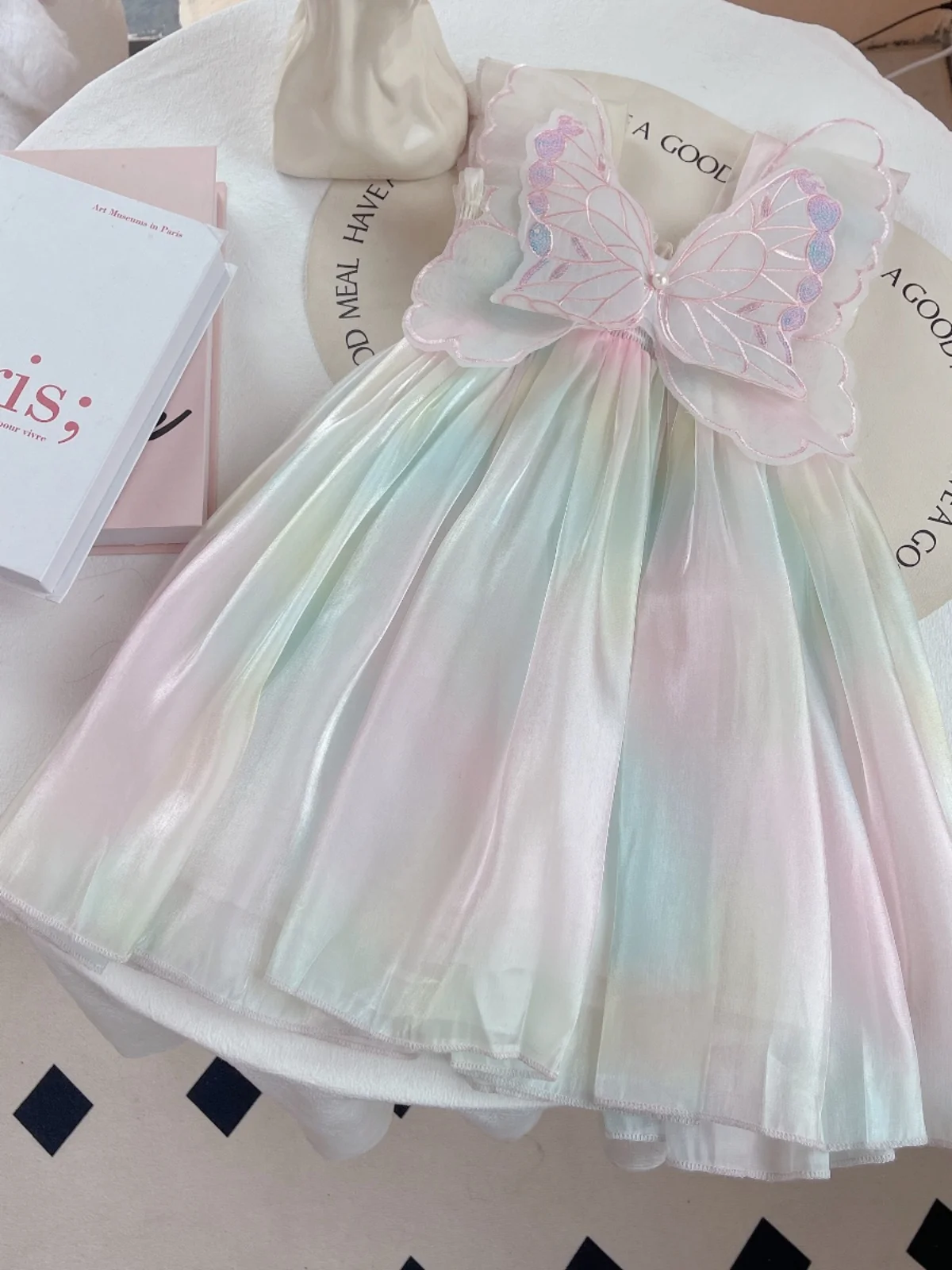 

Лето для девочек Dr 2024, новинка Sle, детский моющийся ремешок Dr Baby Wings Princ Dr ort Sve, школьный Un...