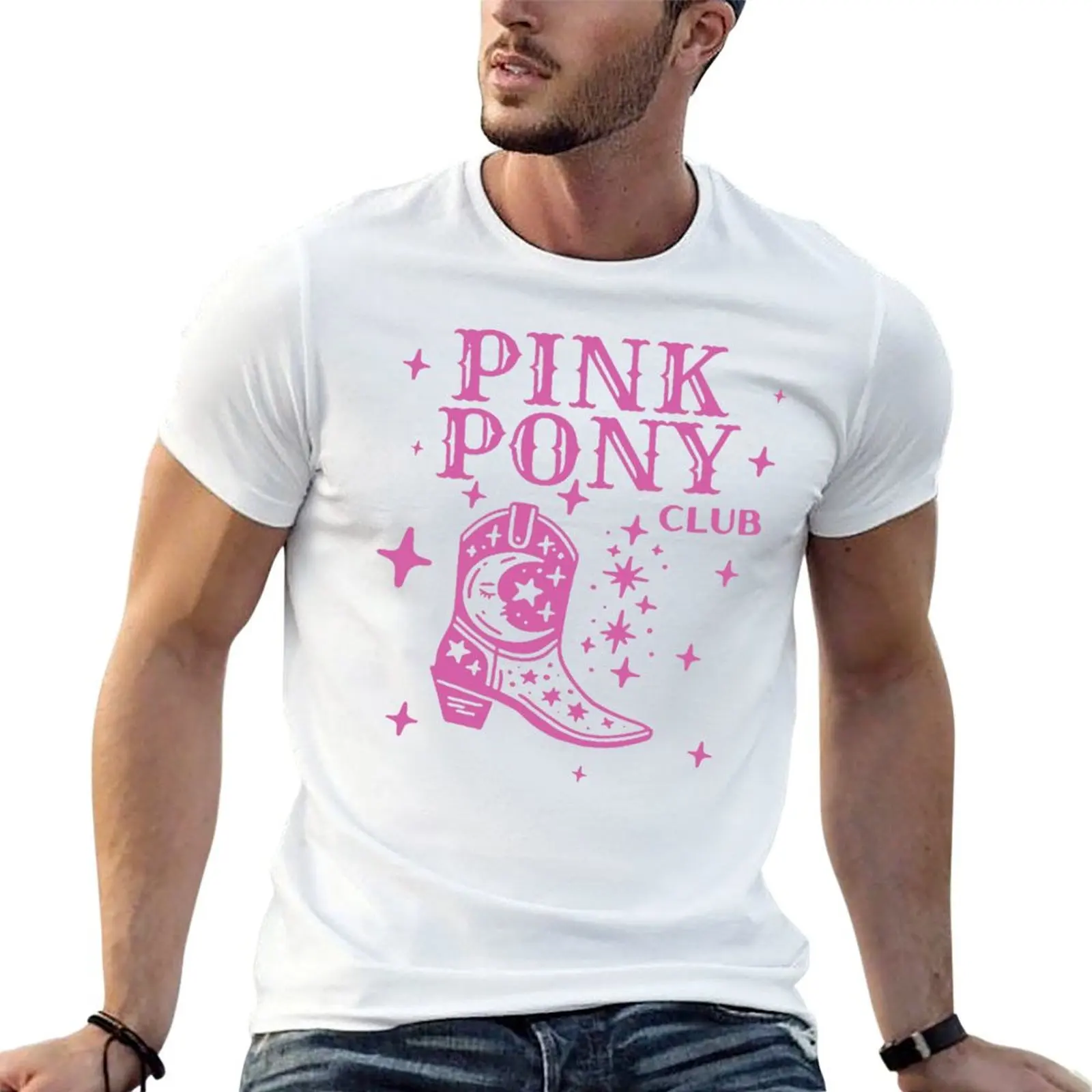 

Pink Pony Club Chappell Roan T-Shirt anime t shirts oversize man t shirt heavy cotton T-Shirt