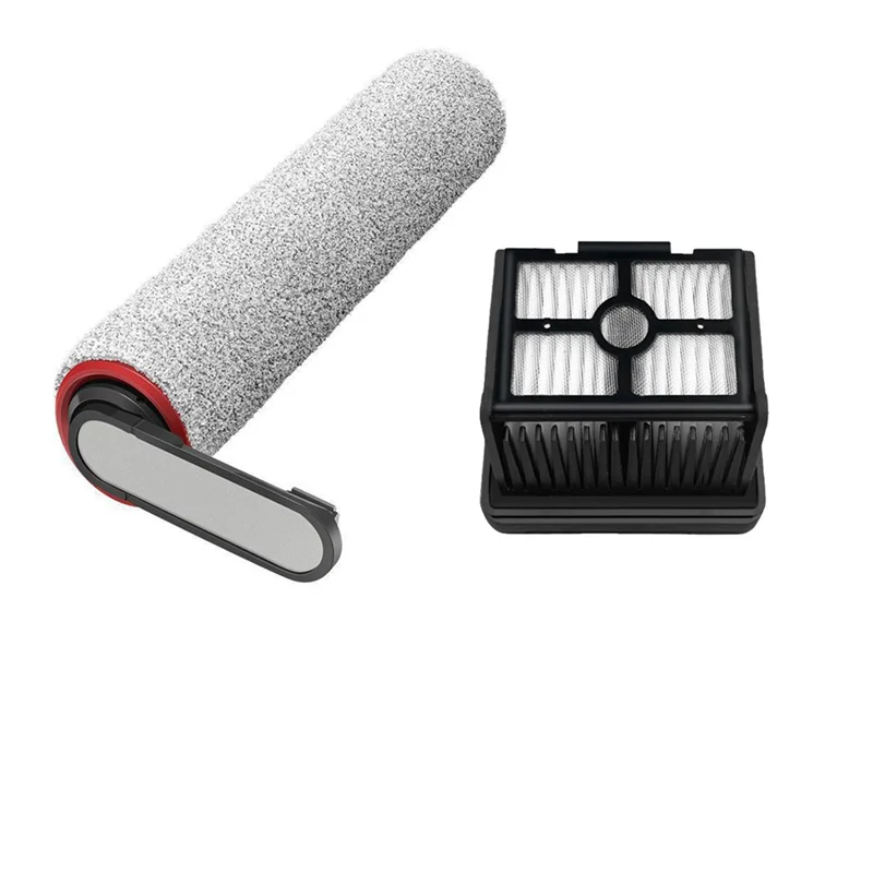ABUD-6Pcs/Set Roller Brush HEPA Filter As Shown Plastic For Dreame H12 Pro /M13beta/H12 Pro Plus Wash Floor Machine Accessories