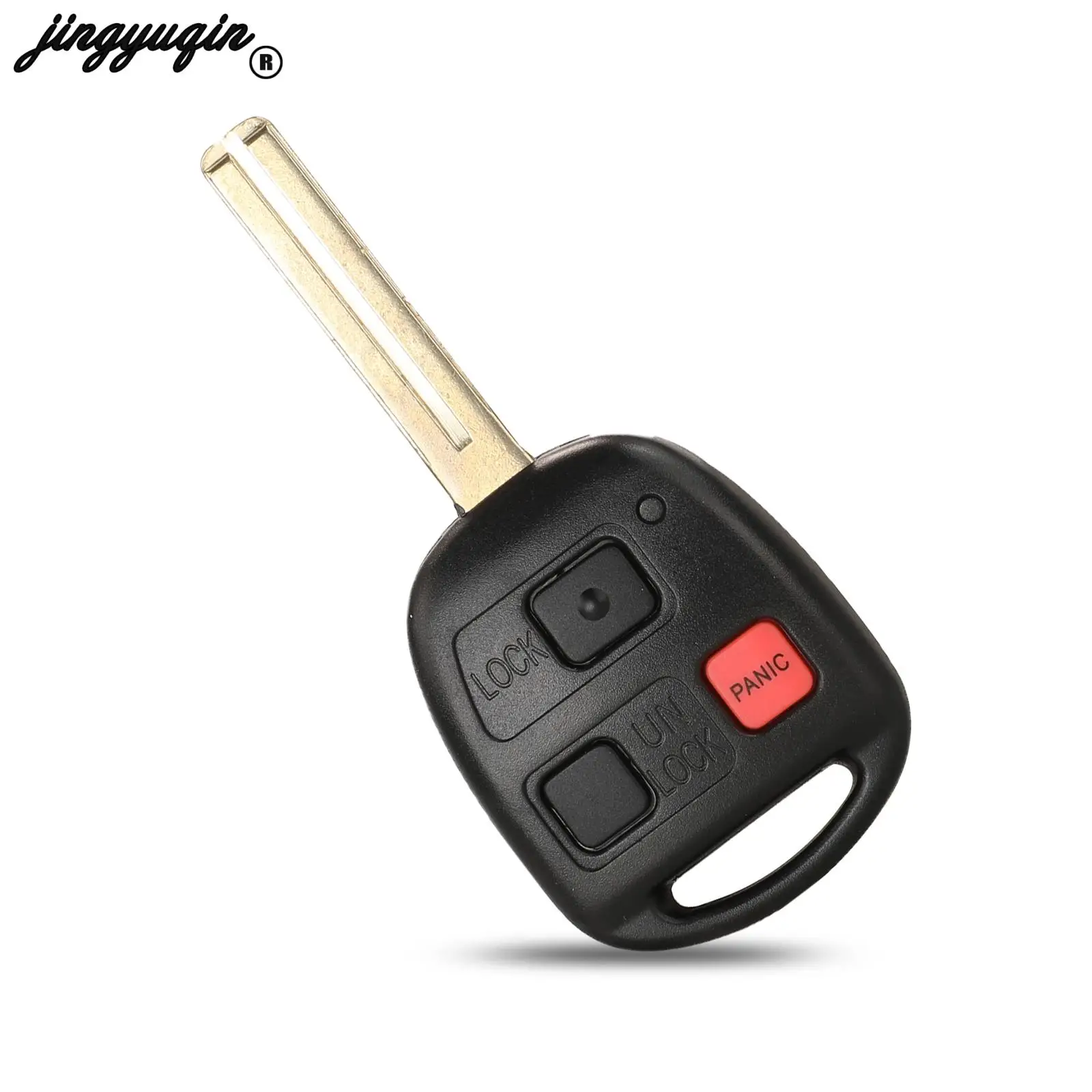 jingyuqin 3 Buttons For Toyota for Lexus GX470 LX470 2003-2008 Remote Car Key 315Mhz ID68 Chip TOY48 Blade HYQ1512V 89070-60801