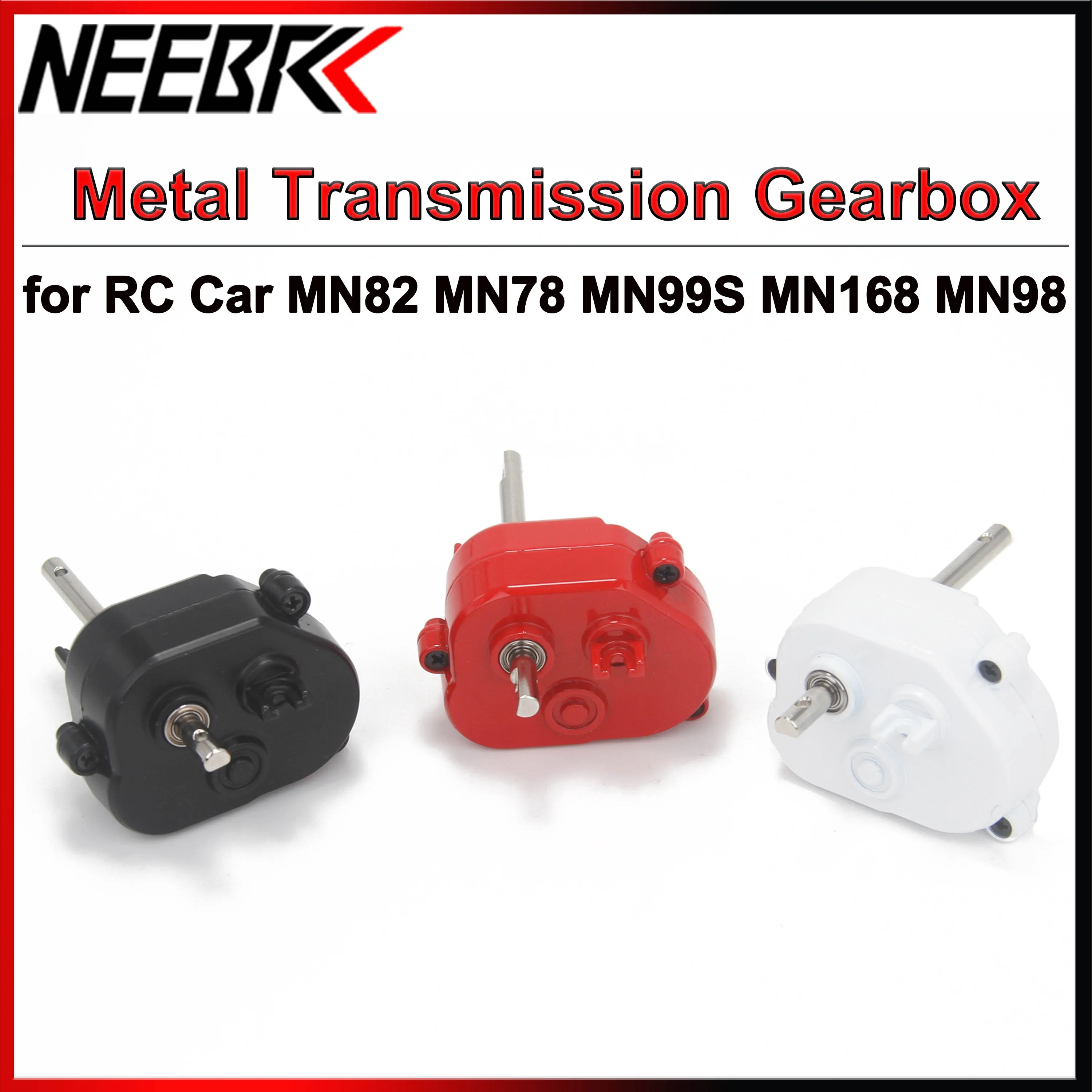 Metall-Getriebe für 370 Motor 1/12 RC Auto Crawler MN Modell MN82 MN78 MN99S MN168 MN98 Upgrade-Zubehör