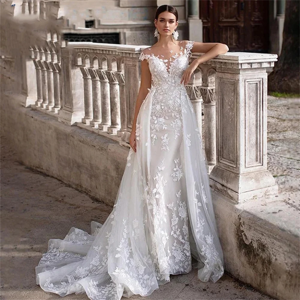 

Off The Shoulder A Line Hollow Lace Wedding Dresses t Appliques Lace Up Bride Dress Bridal Gown Plus Size Customized 037