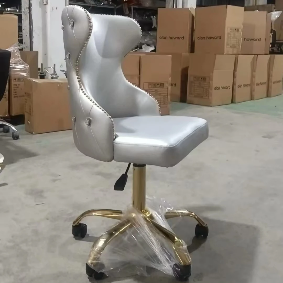 

Luxury Modern Soft Synthetic Leather Dining Chair Pedicure Chair Beauty Salon Nail Salon Makeup Chair Customizable