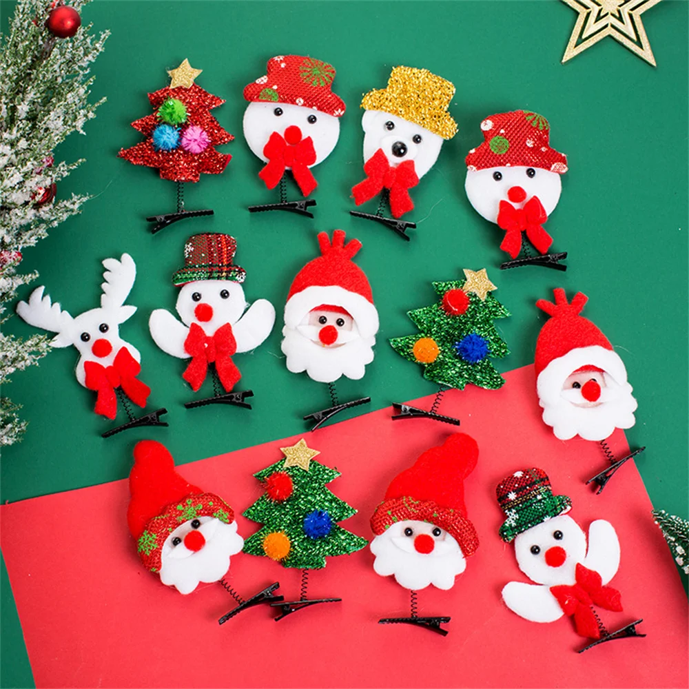 Cute Christmas Antlers Baby Hairpins Kids Girls Hair Clips Hair Accessories Child Girl Toddler Hairpin Infant Headband