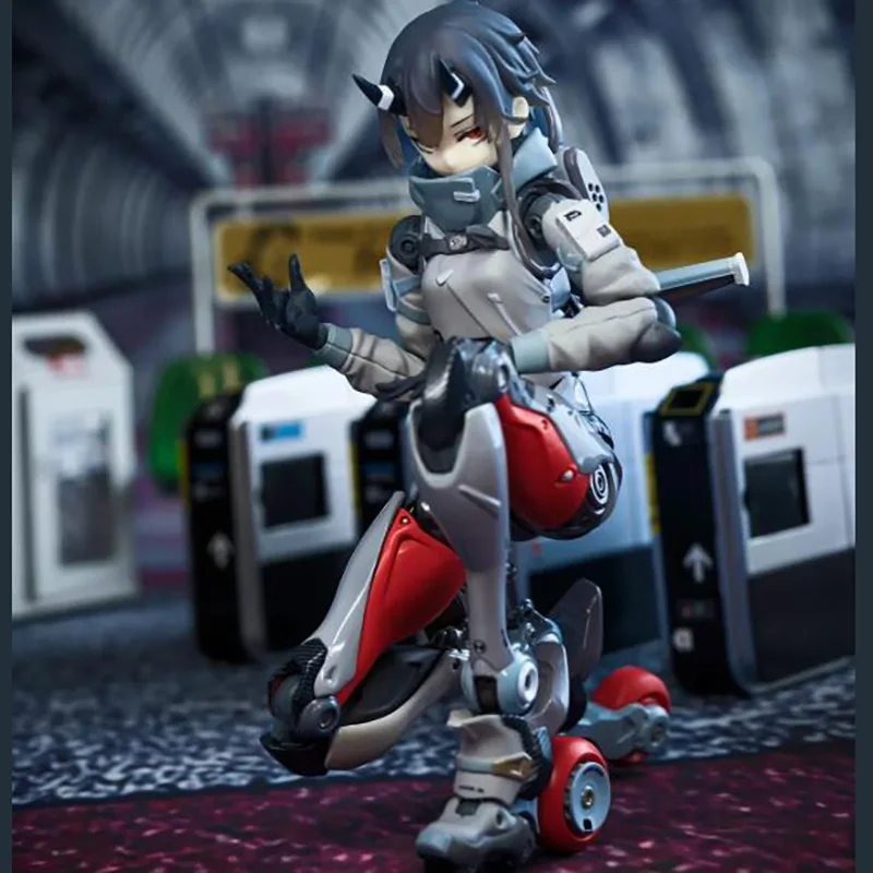 New Action Anime Figure Model Gsc Sentinel Motored Cyborg Runner Ssx 155 Techno Azur Mandarin Surf Toy Child'S Gifts