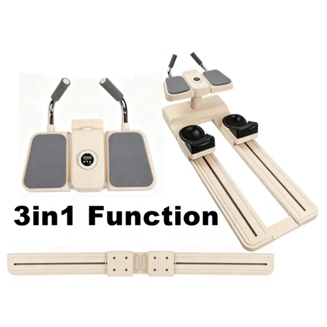 Home Multifunctional Fitness Board Crawling Machine Core Strength Trainer Beige PP Material Indoor Sports Equipment