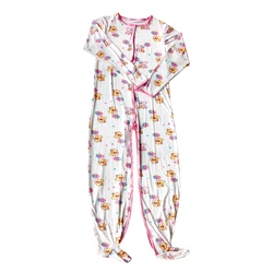 Body stampato giraffa colorata con piede/tutina per adulti/pagliaccetto per bambini adulti/vestiti per adulti/body per adulti stampato