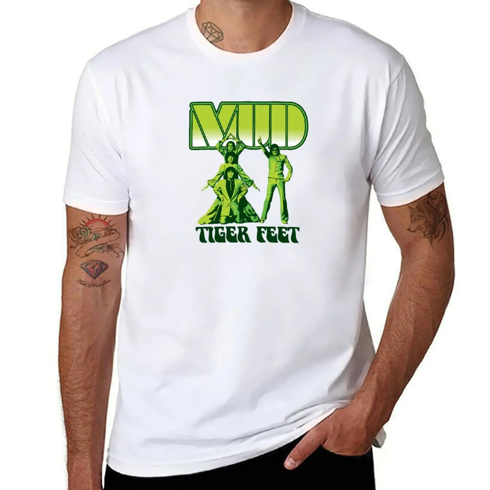 

Mud - Tiger Feet T-Shirt t shirts for man slim fit t shirts for man cotton funny t shirts for man graphic vintage T-Shirt