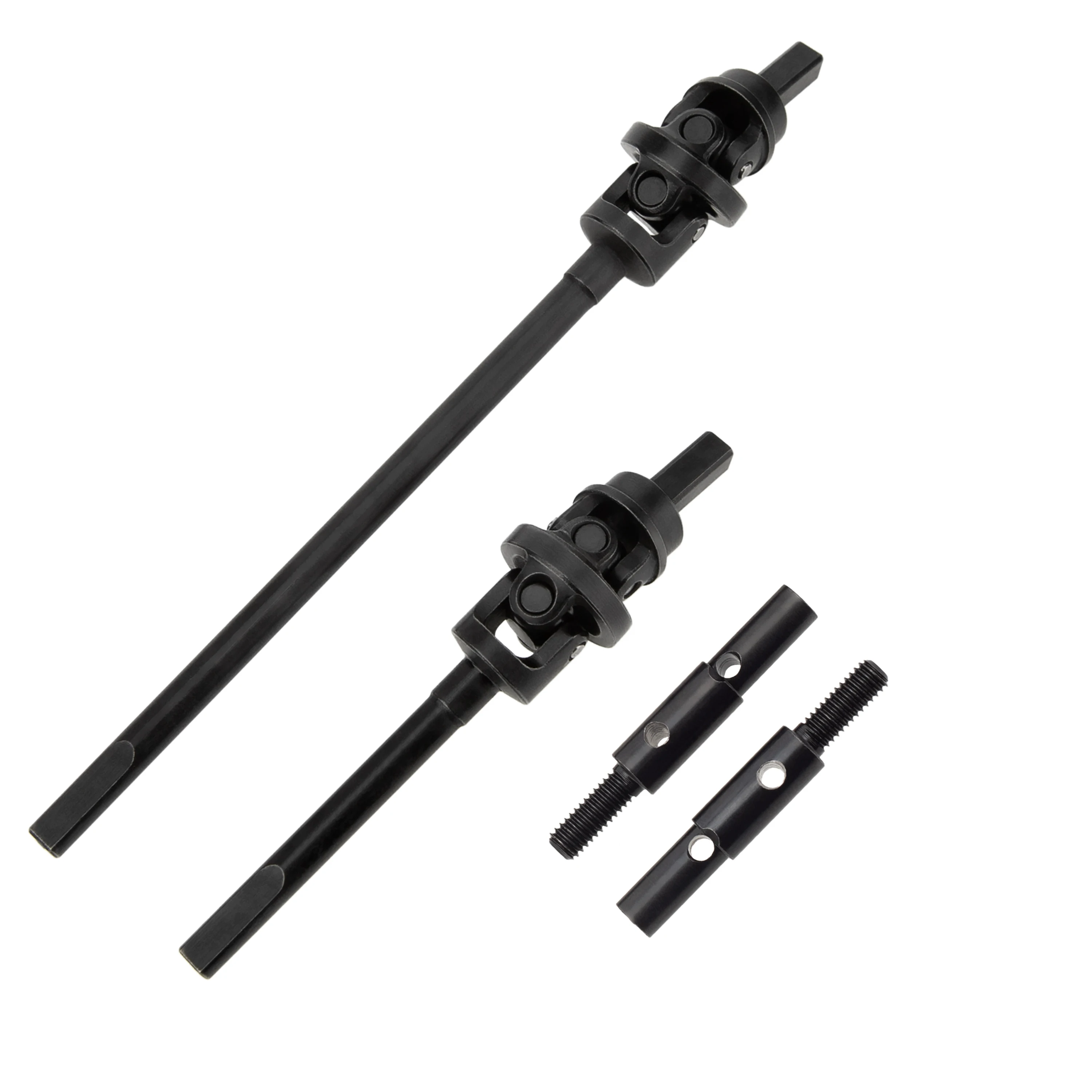 MEUS Racing Isokinetic 3-Section CVD Shafts for MEUS CHEAT CODE Capra 1.9 UTB Isokinetic Front Axles