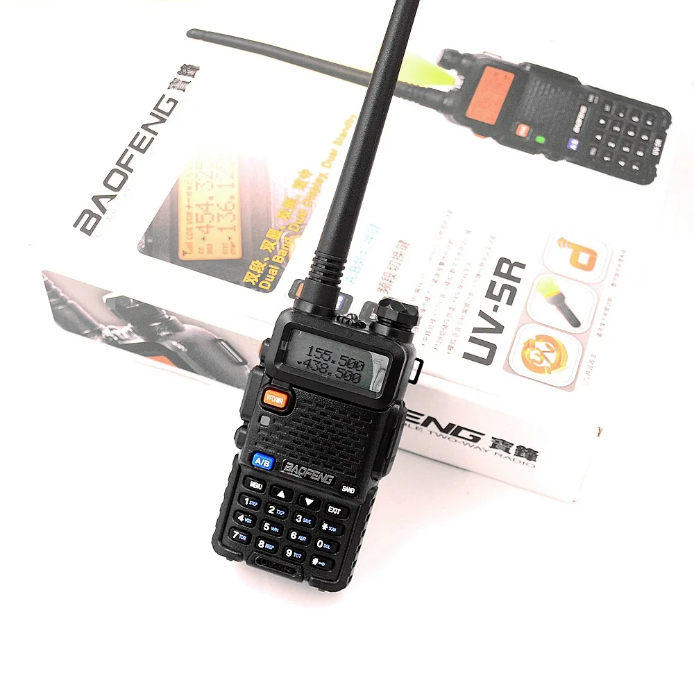 BAOFENG UV5R Two Way Radio CTCSS DCS 136~174 & 400~480Mhz FM  Transceiver VOX DTMF Outdoor Call Wireless Communication Intercom