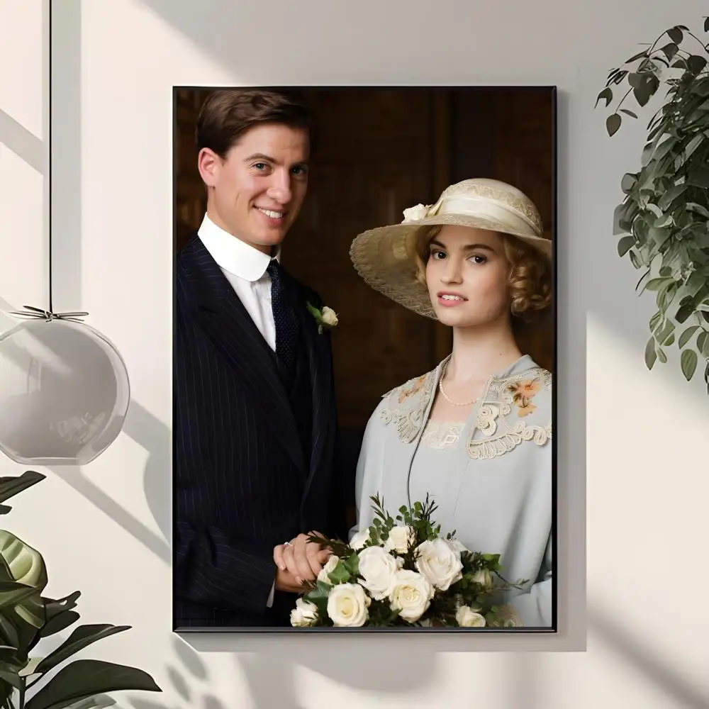 Period Drama D-Downton Abbey Poster  Classic Home Interior Design & Modern Wall Decor Art Collection