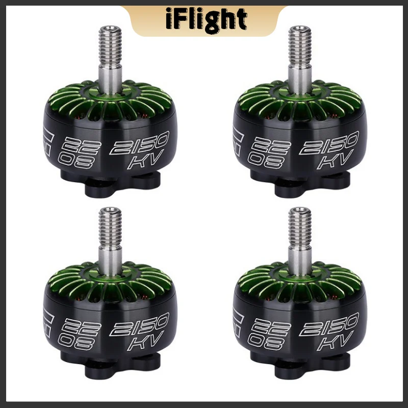 IFlight XING 2208 1800KV Unibell Brushless Motor W/ 4mm Titanium Alloy Shaft Compatible 5inch propeller 2-6S for RC FPV Drone