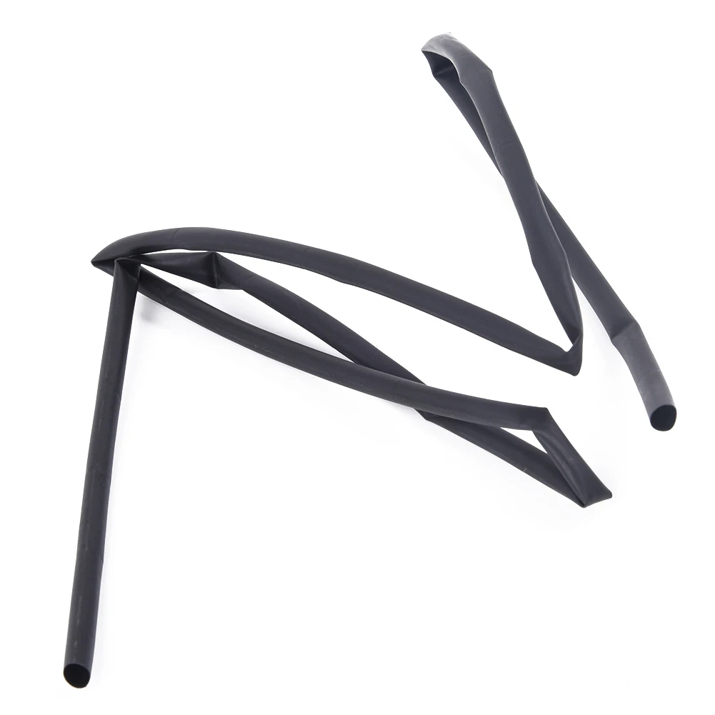 Set Heat Shrink Tube 1m Replacement Accessory Electrical Assortment Insulation Sleeving Black Useful Practical