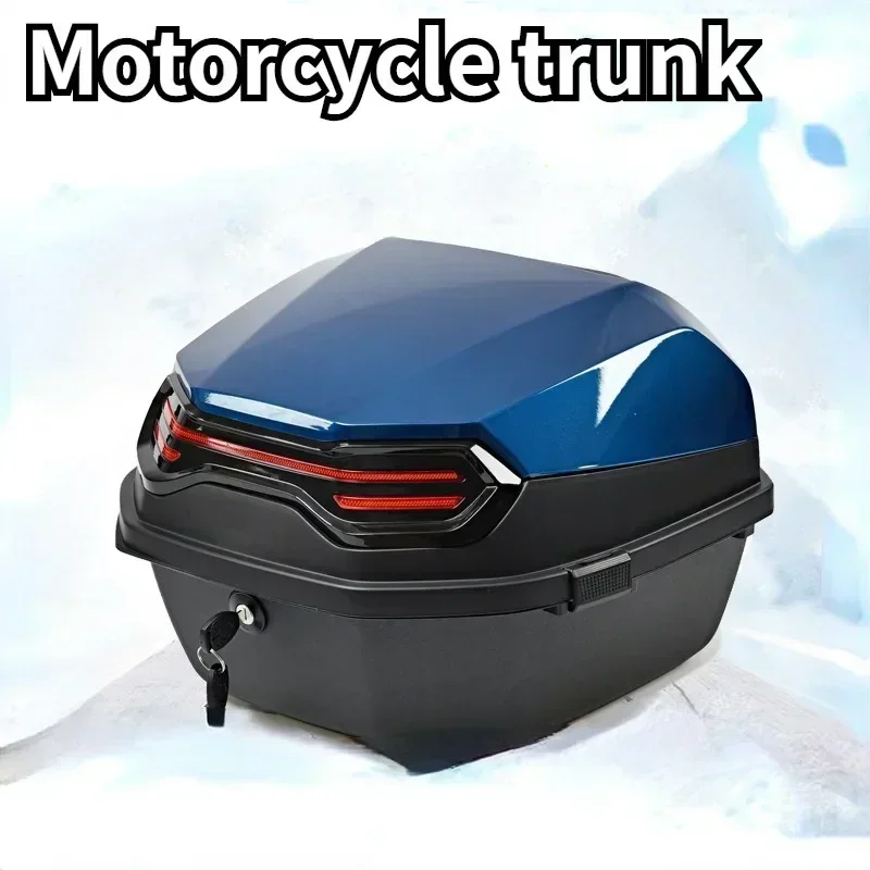 New Safety Design for Motorcycle Trunk Large Capacity Multi-color Anti Fall Universal Luggage Accessories Motorcycle Box