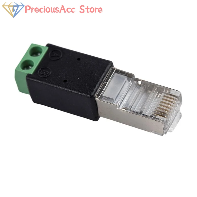 RJ45 To RS485 Converter Adapter Terminal Connector Crystal Plug To Serial Communication Interface Module Accessory