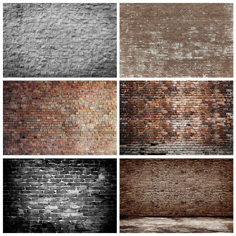 

Vintage Brick Wall Backdrop Baby Birthday Wedding Portrait Party Photography Background Photographic Photo Studio Prop Photozone