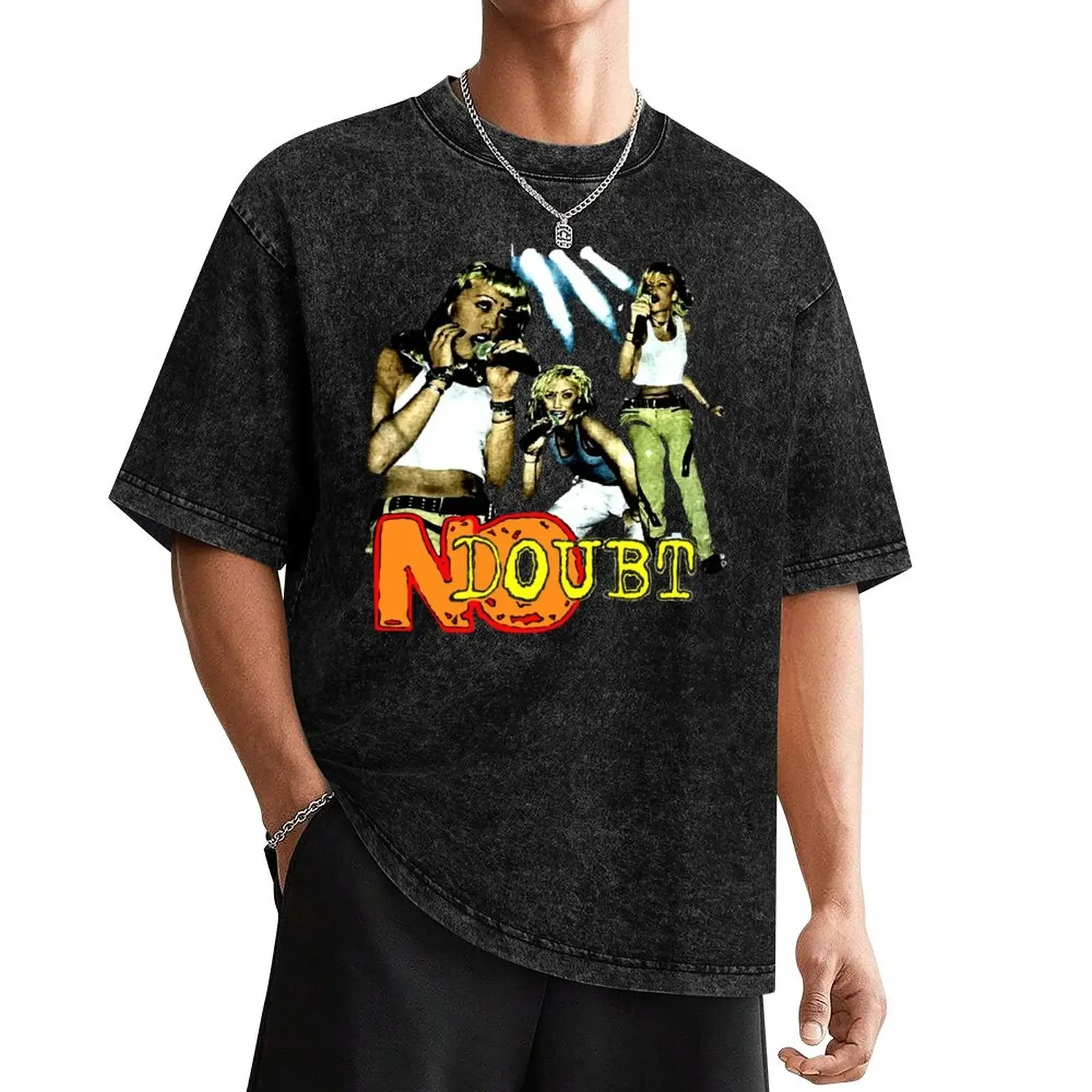 

No Doubt Rock Band Funny Gwen Art Stefani T-Shirt oversized oversized t shirt plus size clothes Blouse mens plain t shirts