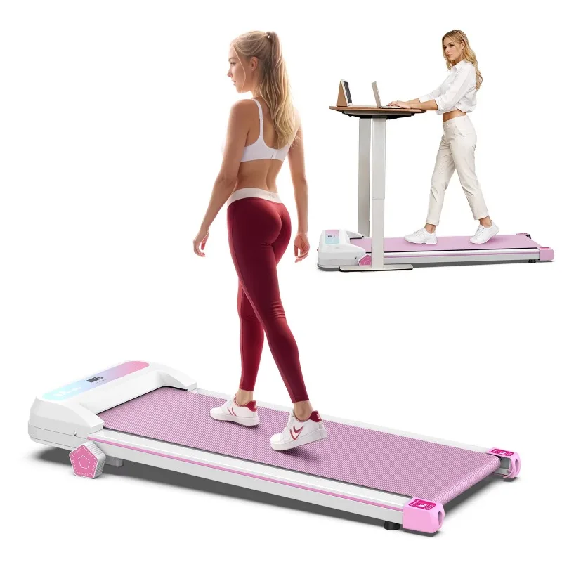 Walking Pad, Under Desk Treadmill for Home Office, 2 in 1 Portable Treadmill with Remote Control, Walking Jogging Machine