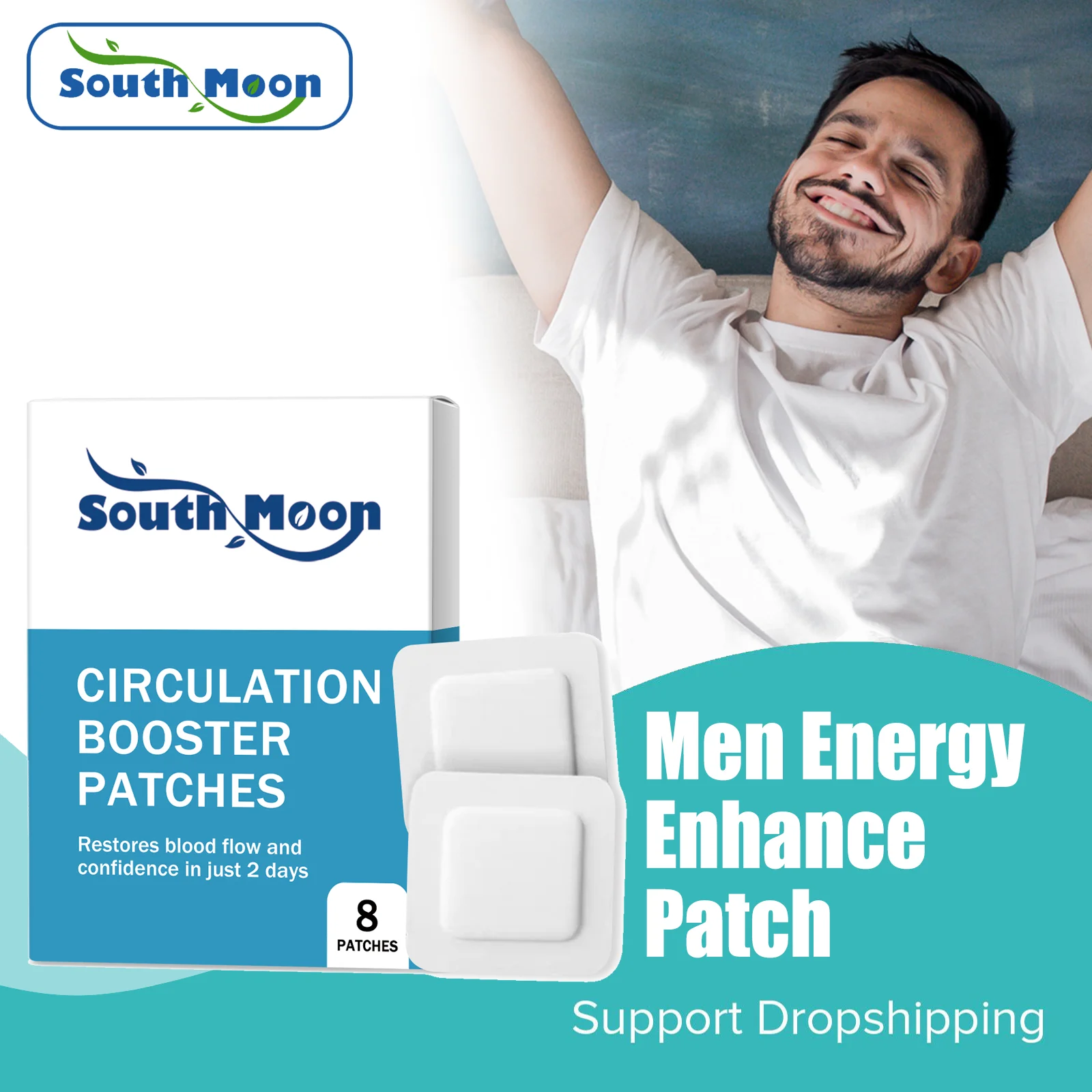 

Male Energy Enhance Patch Promote Blood Circulation Endurance Booster Reduce Fatigue Support Energy Levels Increase Confidence