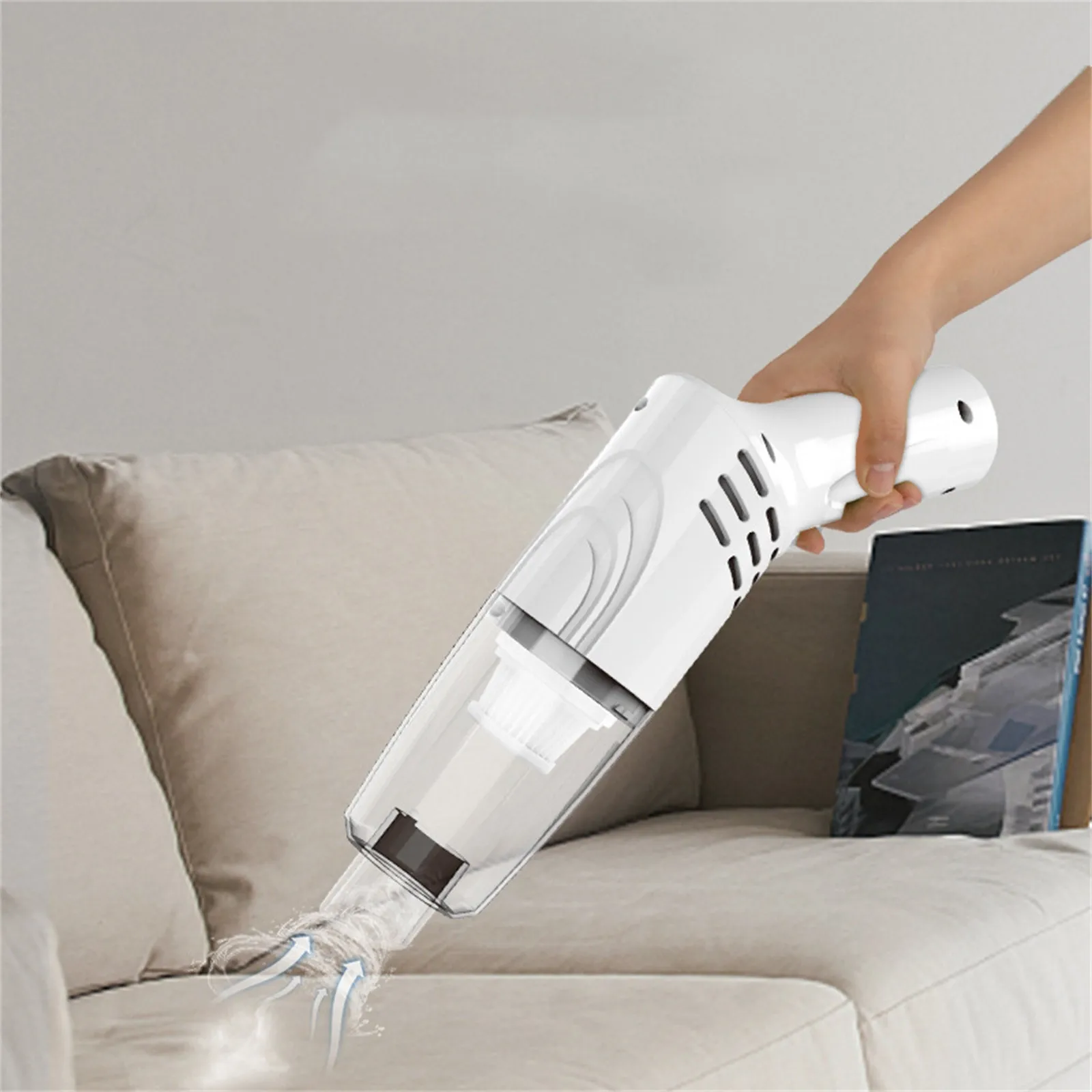 Portable Cordless Cleaner 7 In 1 Lightweight Stick Cleaner Ultra-Long Running For Home And Car Cleaning