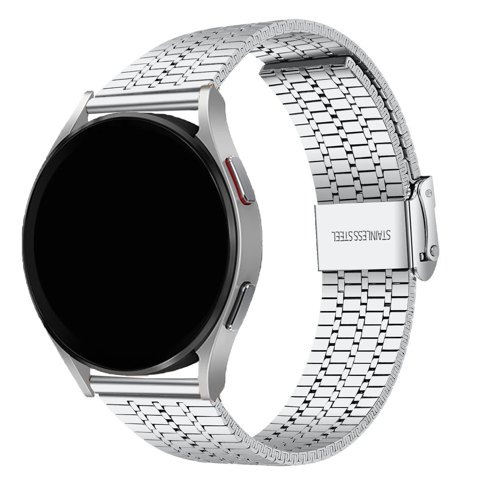 Edelstahlarmband für Samsung Galaxy Watch 7 6 5 4 44 mm 40 mm 5Pro 4 Classic 20 mm 22 mm Armband Huawei GT 2 3 4 Pro 46 mm Band – Detail 4