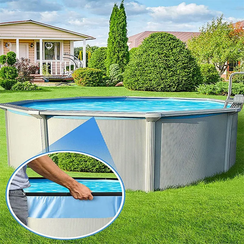 38Pcs Coping Strips For Above Ground Pool Liners,Swimming Pools Liner Clip Replacement Patch Kit For 24Ft Round Pool