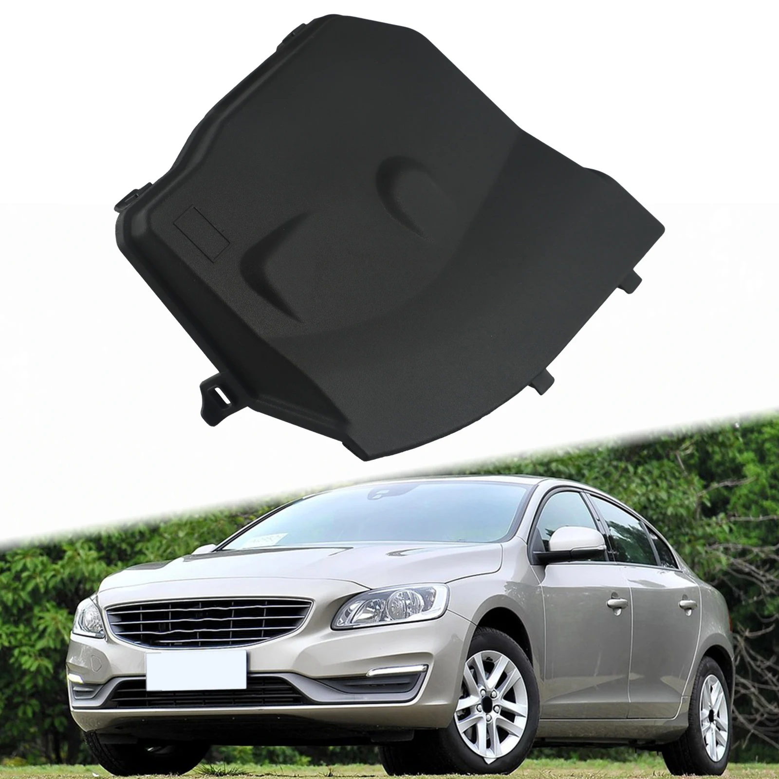 

Крышка переднего отсека для аккумулятора автомобиля, из АБС-пластика, не деформируется, быстрая установка, сменная деталь для обслуживания