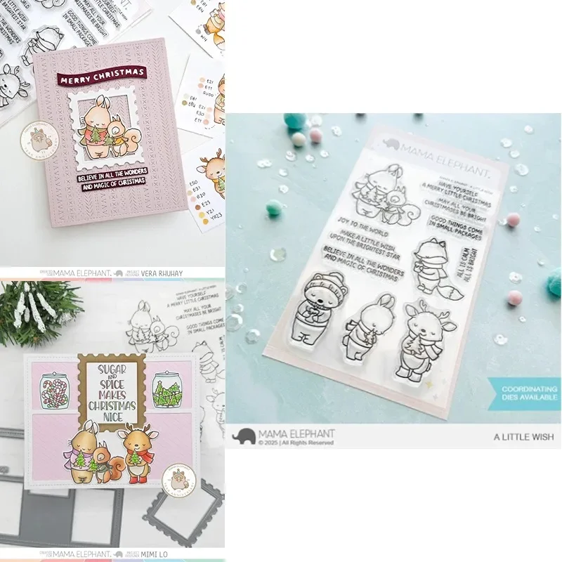 Docket Lil ATC Box Clear Siliconen Stempels En Matrijzen voor DIY Schroot Boeking Bullet Journal Craft Supplies Stempel Fotoalbum Kaart