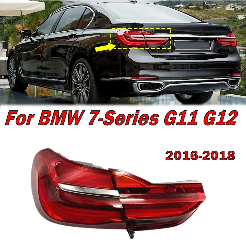 

Car Accessories Rear Bumper LED Tail Light Signal Lamp For BMW 7-Series G11 G12 2016 2017 2018 Warning Brake Taillight Assembly