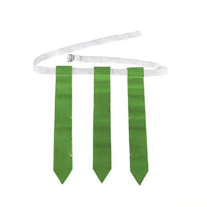 U2JB Soccer Waist Flags Football Belt Football Flags Belt Adjustable Soccer Flags
