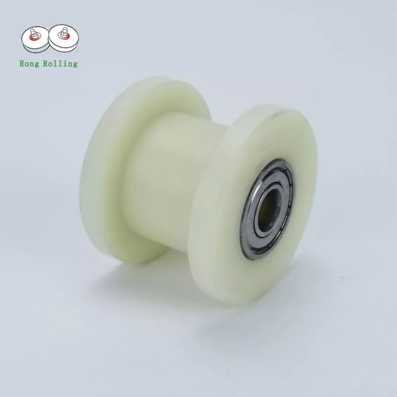 H-groove width 26mm,2 inch nylon material sliding gate nylon rollers,Nylon wheel diamter 50mm,thickness 40mm. 4pcs/set