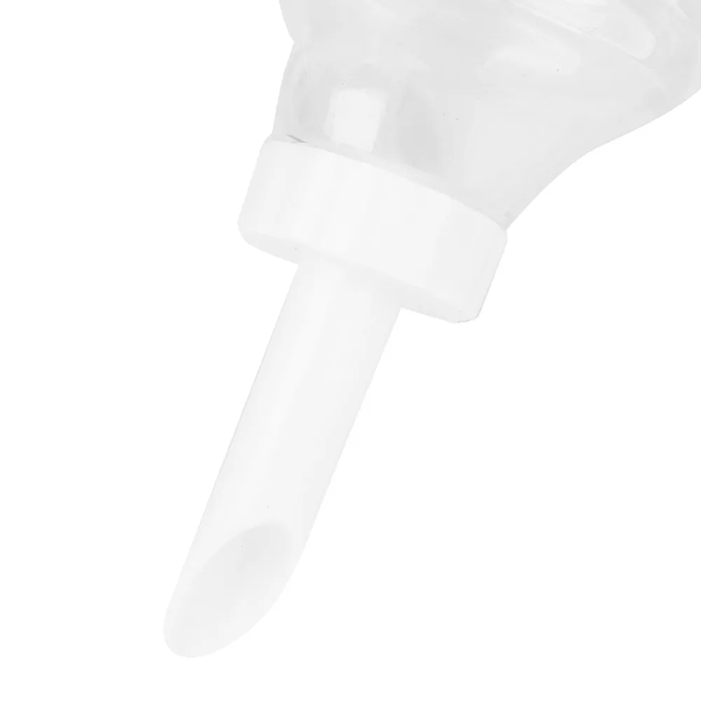 8PCS Reusable PP Icing Piping Kit Piping Nozzle White Cake Decorating Kit Syringe Cylinder Icing Syringe Set Cupcakes