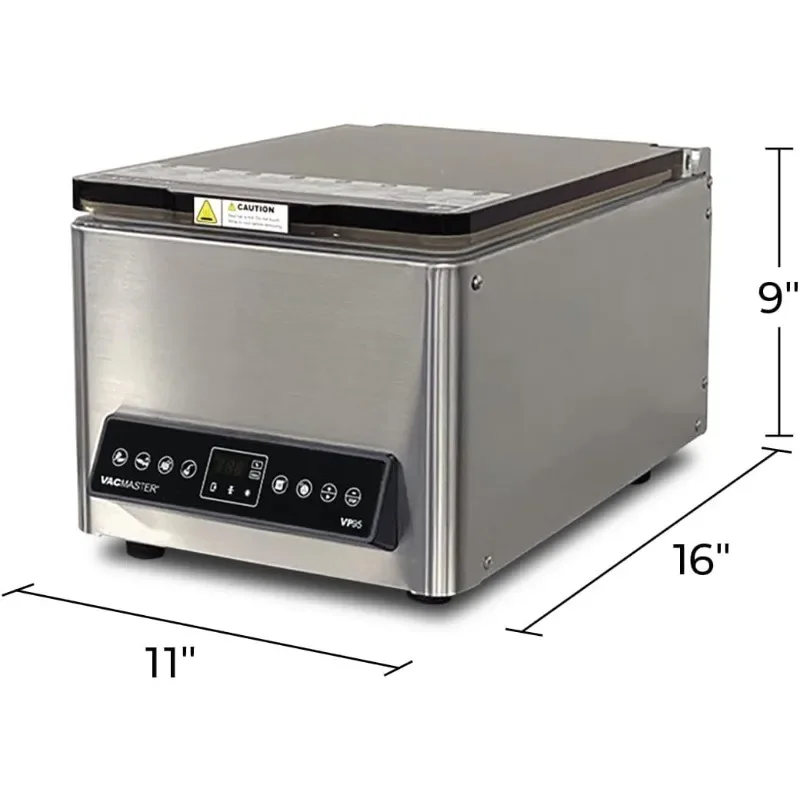 VacMaster VP95 Chamber Vacuum Sealer with Industrial Oil Pump.Catering, Sous Vide. Great for Dry Goods, Liquids and Marinades.