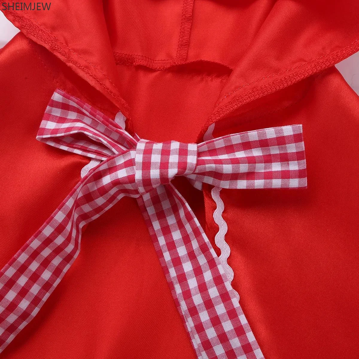 Capa com capuz vermelho para meninas, Cosplay de Carnaval, Traje de festa, Vestir para o bebê, Capuz novo para crianças