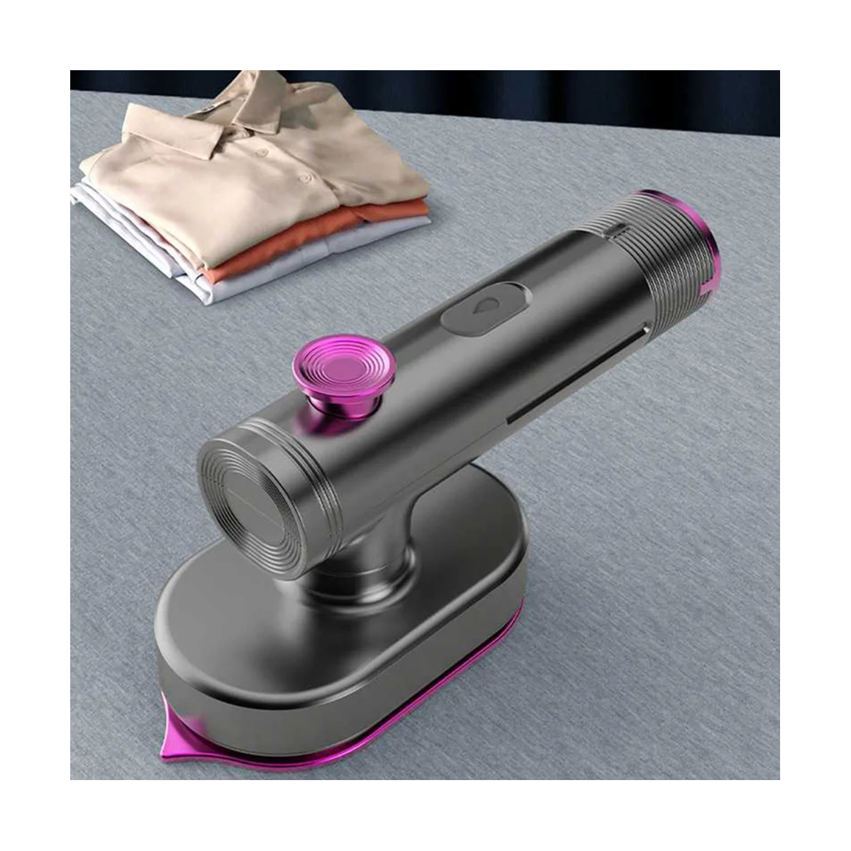 Ferro a vapor portátil portátil para roupas, passar e cozinhar, 2 em 1, rugas de tecido, ferro de viagem, plugue US B