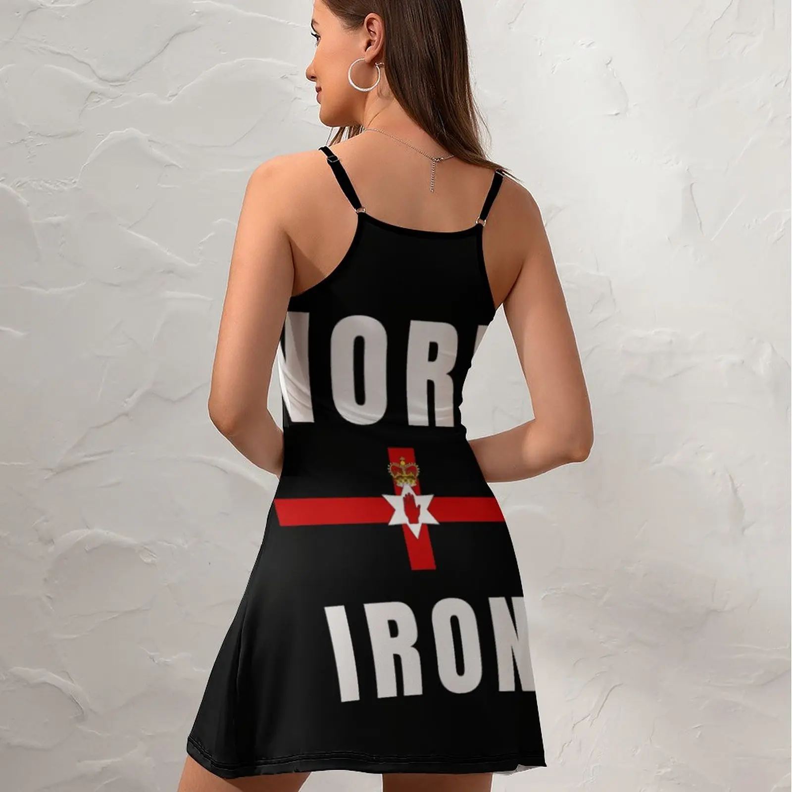 Sexy  Woman's Gown The Dress Ulster Flag, NORN IRON  Women's Sling Dress Hot Sale  Vacations Sarcastic