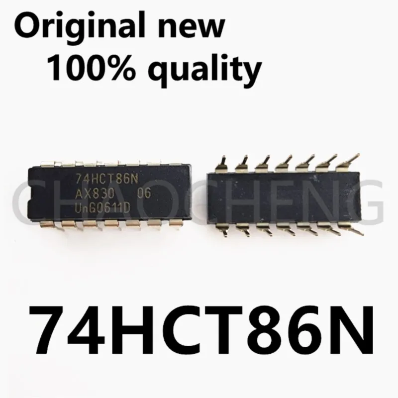 (5-10pcs)100% New original 74HCT86N DIP14 74HCT86 Chipset