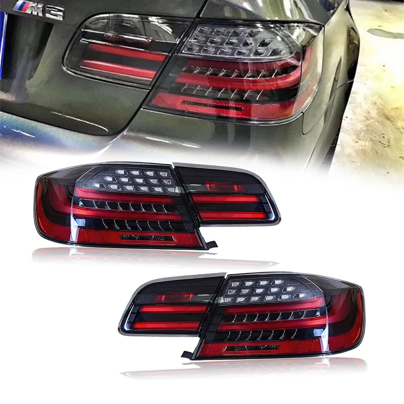 Full LED Dynamic Tail Lights With Sequential Turn Signal for BMW 3 Series 2 Door E92 M3 Coupe 2007‑2013