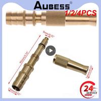 1/2/4PCS Spray Nozzle High Pressure Washer Shower Car Wash Water Gun Household Brush Car Watering Adjustable Nozzle Connector
