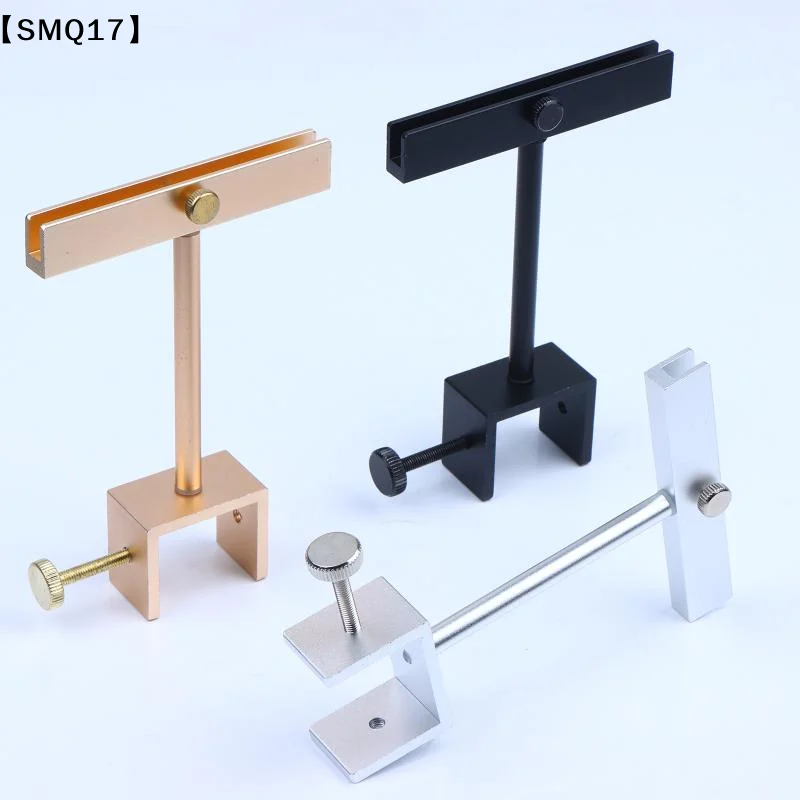 Aluminum Alloy Sign Display Stand Adjustable Merchandise Label Holder Rack For Retail Clothing Store Price Tag Display