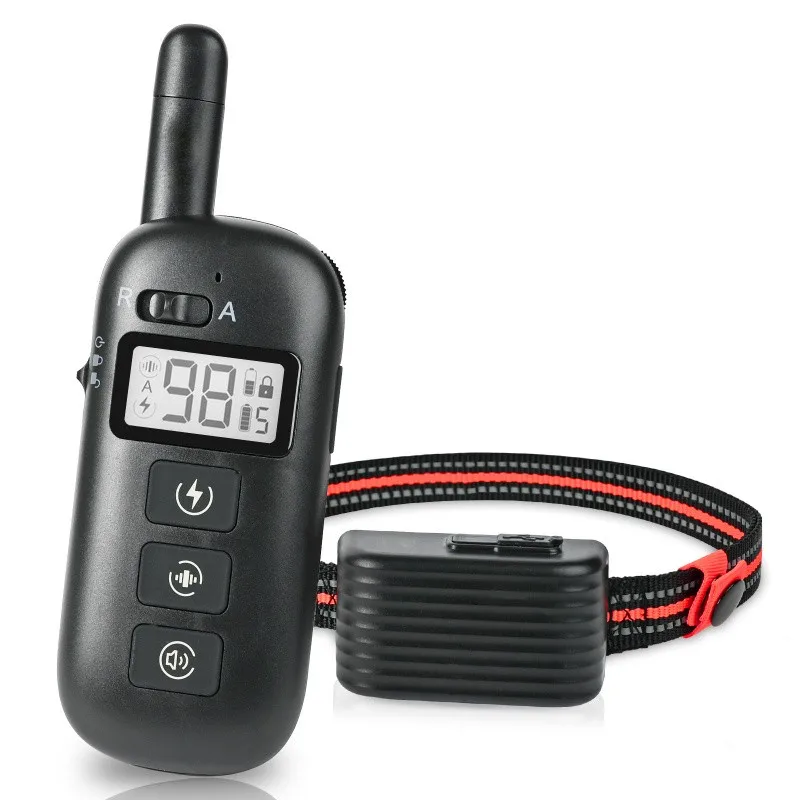 

Ошейник для собак с дистанционным управлением 600 м, электрический ошейник для собак с защитой от лая, водонепроницаемый перезаряжаемый шоковый ошейник для дрессировки домашних животных