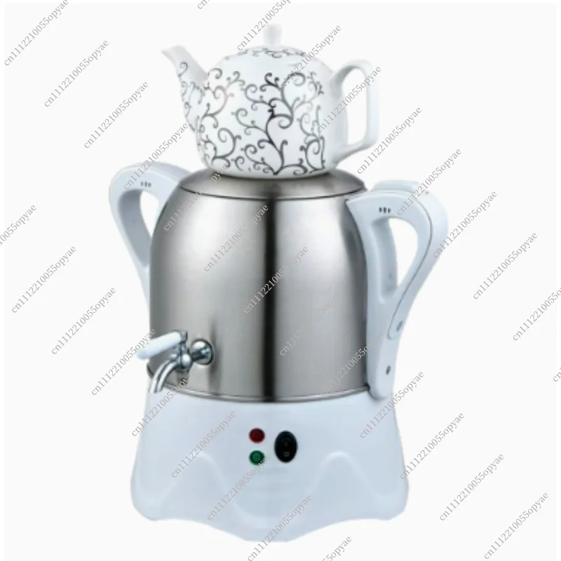 Turkish Coffee Pot Double Kettle European Plug Portable Insulated Coffee Maker Russian Style Heating Pot