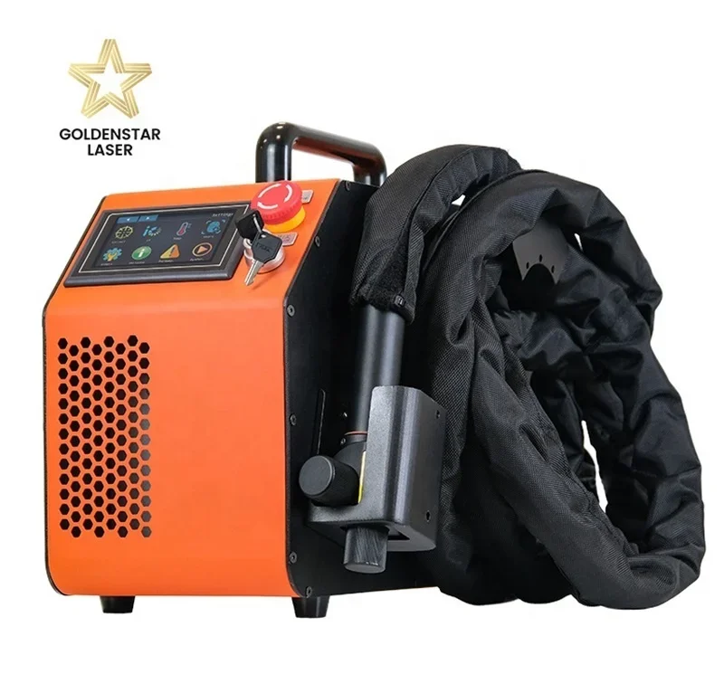 200W JPT portable Pulse Fiber  Laser Cleaning machine cleaner metal rust removal complimentary glasses